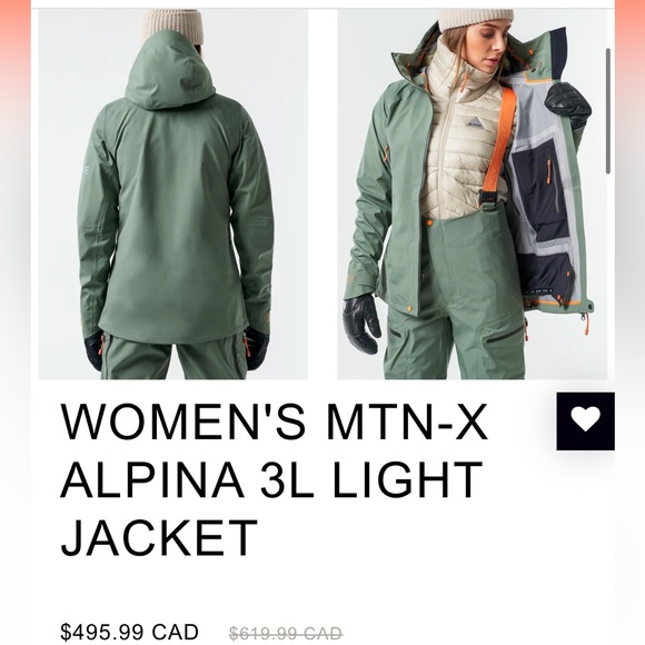 ORAGE Alpina Ski Shell Jacket. Raincoat. Arc’Teryx vibe! - Picture 13 of 14